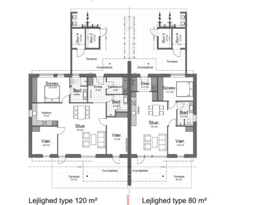 4 værelses lejlighed i Kolding