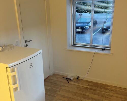 Lys 1-værelses lejlighed med eget køkken - husdyr tilladt