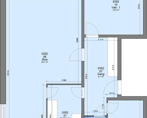 3 værelses lejlighed i Randers NØ
