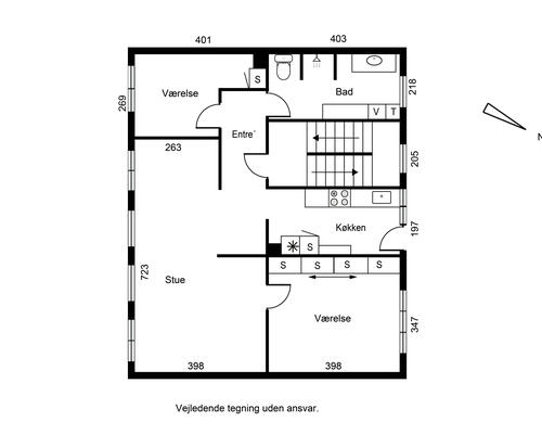 3 værelses lejlighed i Esbjerg
