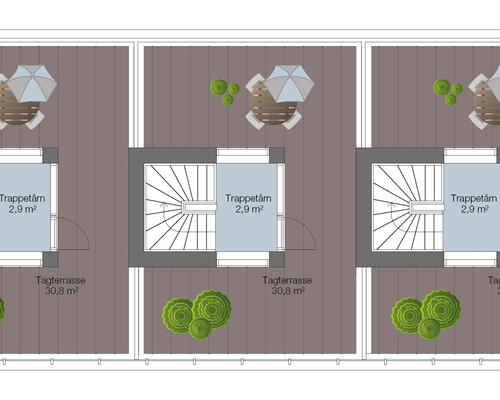 Fantastic new terrace house in Hellerup with 3+ extra bedroom in lower level