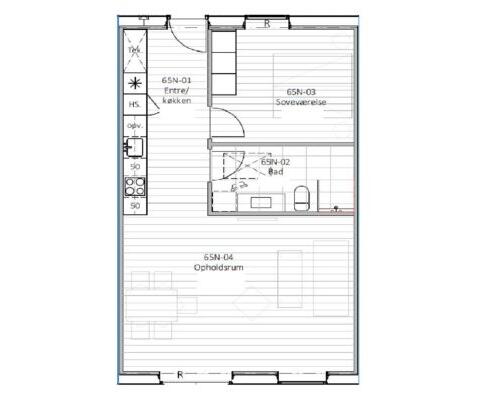 2 værelses lejlighed i Kolding