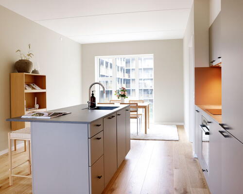 UN17 Søen - 4 vær. lejebolig med altan og udsigt til Fælleden – Perfekt familie- eller delebolig