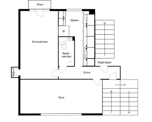 2 værelses lejlighed i Randers NV