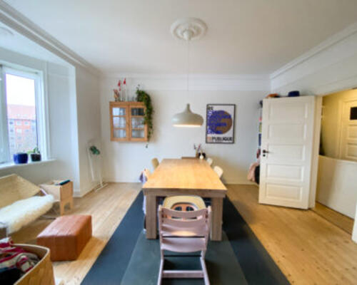 Charmerende og rummelig 3-værelses lejlighed ved Østre Anlæg