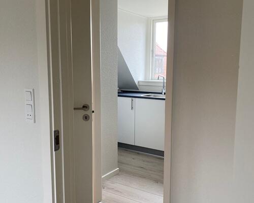 Flot, renoveret lys lejlighed