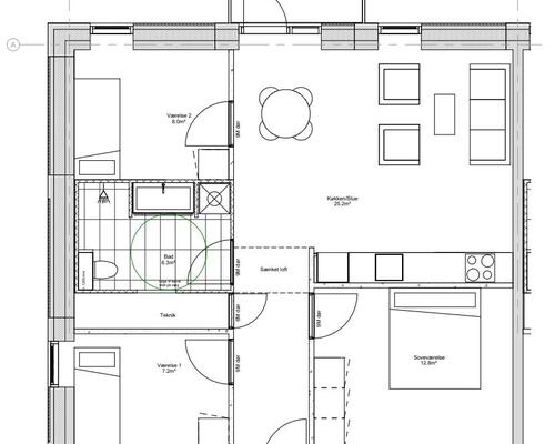 4 værelses lejlighed i Herning