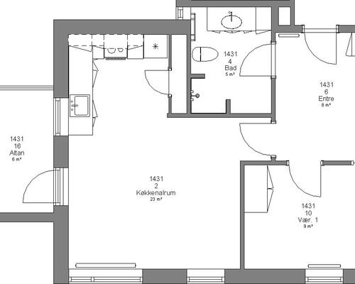 2 værelses lejlighed i Herning