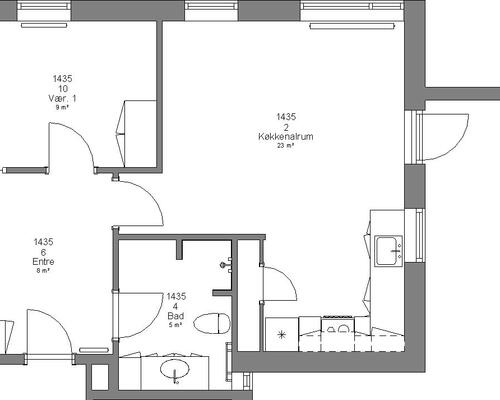 2 værelses lejlighed i Herning