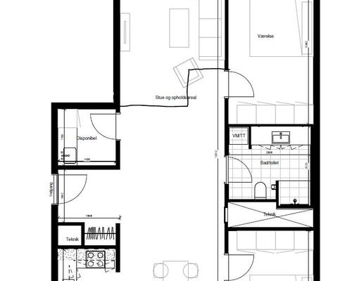 Dejlig 4-værelses lejlighed midt i Aarhus!