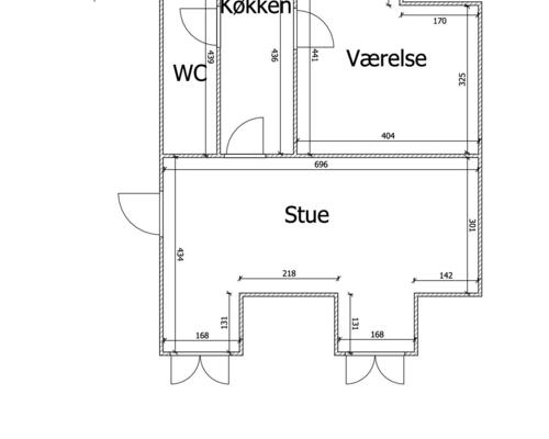 Lys 2-Værelses Lejlighed I Hjørring