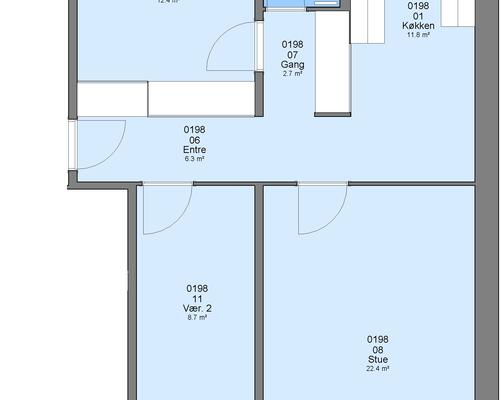 4 værelses lejlighed i Ringsted