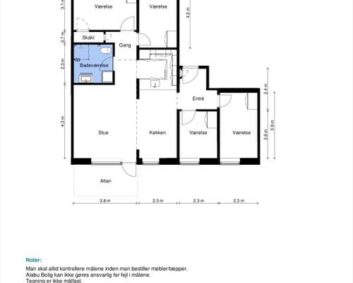 5 værelses lejlighed i Aalborg SØ