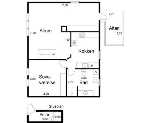 Hyggelig 2 værelses i den nordlige del af Horsens