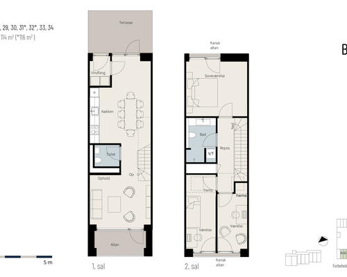 Bygården - Skønt rækkehus i lækre materialer med plads til familien