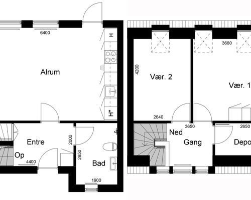 3 værelses hus i Grenaa