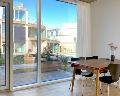 1-plans rækkehus i Nye