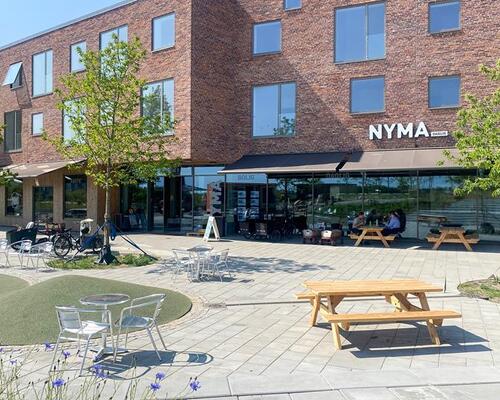 1-plans rækkehus i Nye