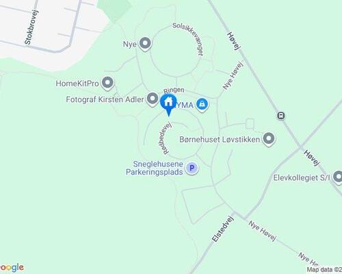 1-plans rækkehus i Nye