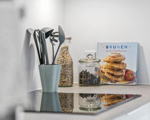 Skøn nyopført rækkehus i Snejbjerg med privat have/terrasse og mulighed for ladestander.