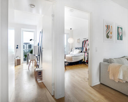 Flot 4-værelses lejlighed i Bryggerhaven