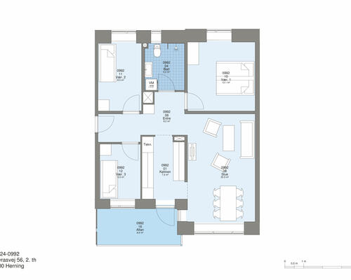 4 værelses lejlighed i Herning