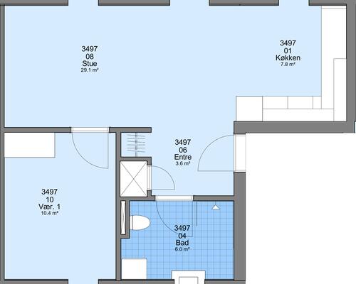2 værelses lejlighed i Frederikshavn