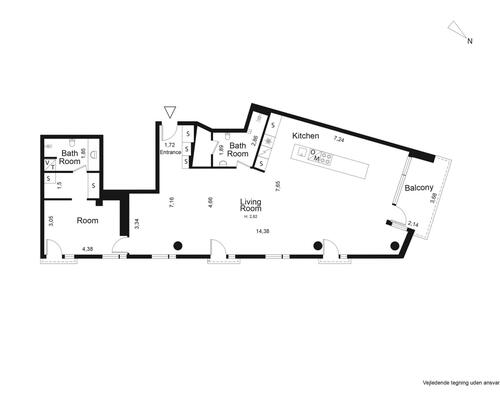 Eksklusiv “egoist”-lejlighed på Krøyers Plads med uovertruffen udsigt | København K