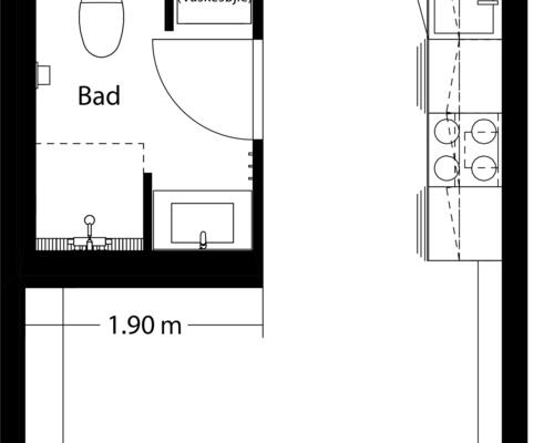 2 værelses lejlighed i Skovlunde