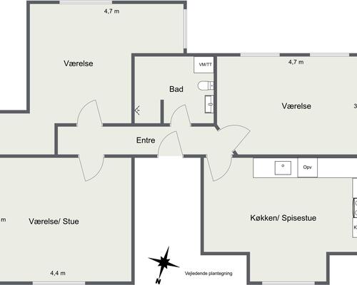 Charmerende taglejlighed med udsigt og moderne komfort