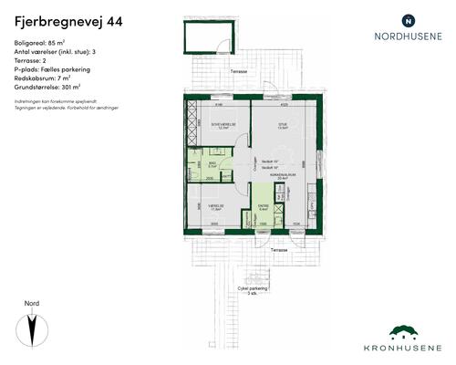 3 værelses hus i Odense NV