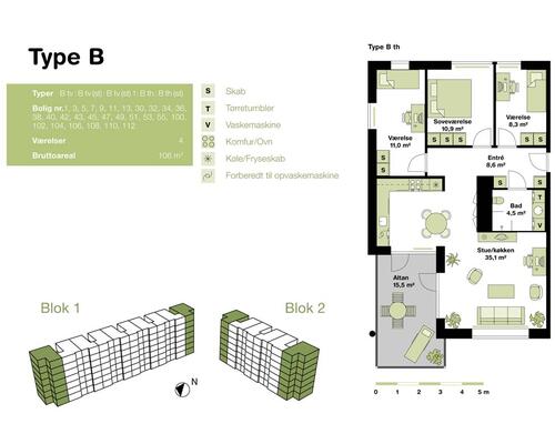 4 værelses lejlighed i Søborg