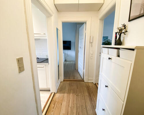 Hyggelig 2 værelses lejlighed med udsigt til østre anlæg