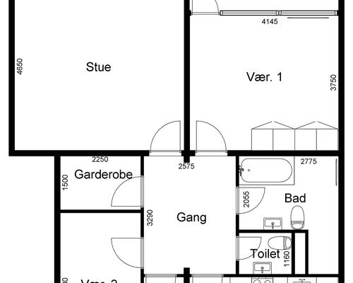 3 værelses lejlighed i Ikast