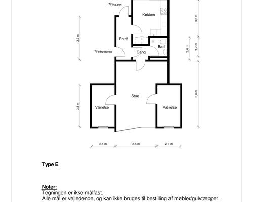 3 værelses lejlighed i Aalborg SØ