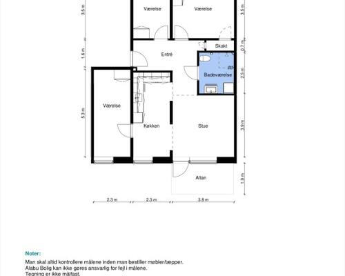 4 værelses lejlighed i Aalborg SØ