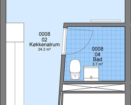 2 værelses lejlighed i Esbjerg