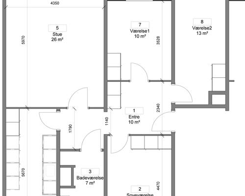 4 værelses lejlighed i Nørresundby