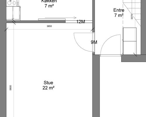 2 værelses lejlighed i Vestbjerg