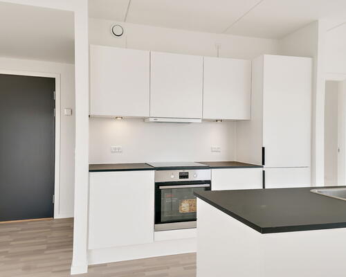 Egedal Stationsby - God 3 vær. lejlighed med privat terrasse ud mod de grønne områder