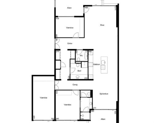 5 værelses lejlighed i Hellerup