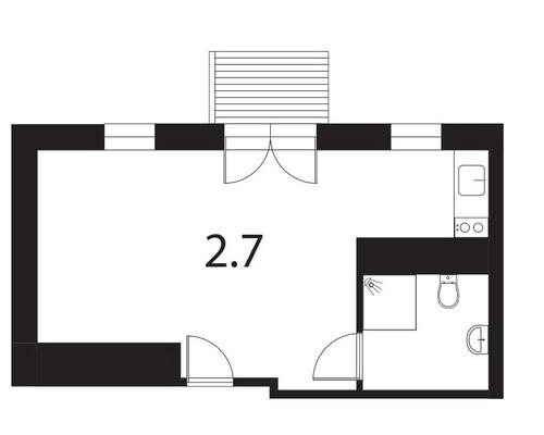 46 m2 værelse i København NV