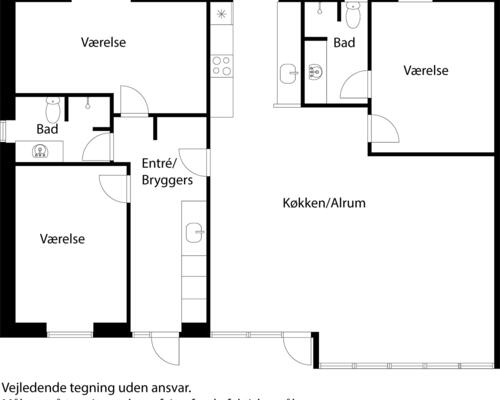 4 værelses hus i Vejle Øst