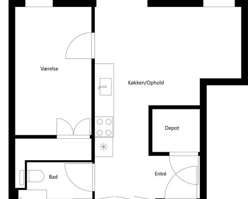 2 værelses lejlighed i Risskov