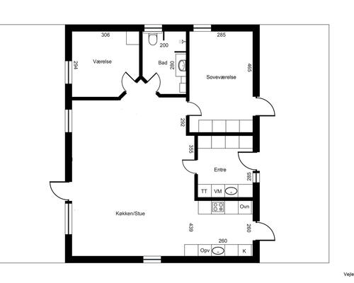 3 værelses hus i Fredericia
