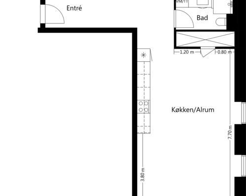 4 værelses lejlighed i Ballerup