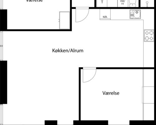 3 værelses hus i Vejle Øst