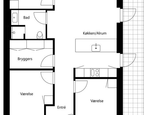 4 værelses hus i Vejle