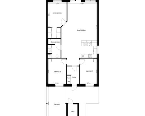 4 værelses hus i Silkeborg