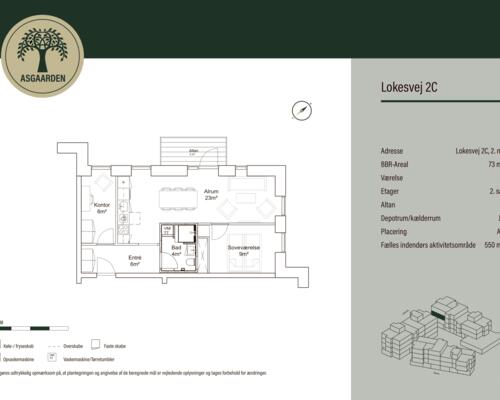 3 værelses lejlighed i Åbyhøj